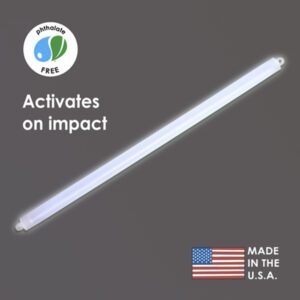 Cyalume Technologies 15 Inch White Emergency Light Sticks (Case of 20)