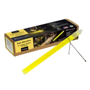 Cyalume Technologies 10 Inch Yellow Emergency Flare Sticks (Case of 40)