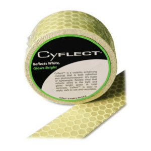 Cyalume Technologies Cyflect Sew On, Glow-In-The-Dark Honeycomb Tape - 1" X 150'