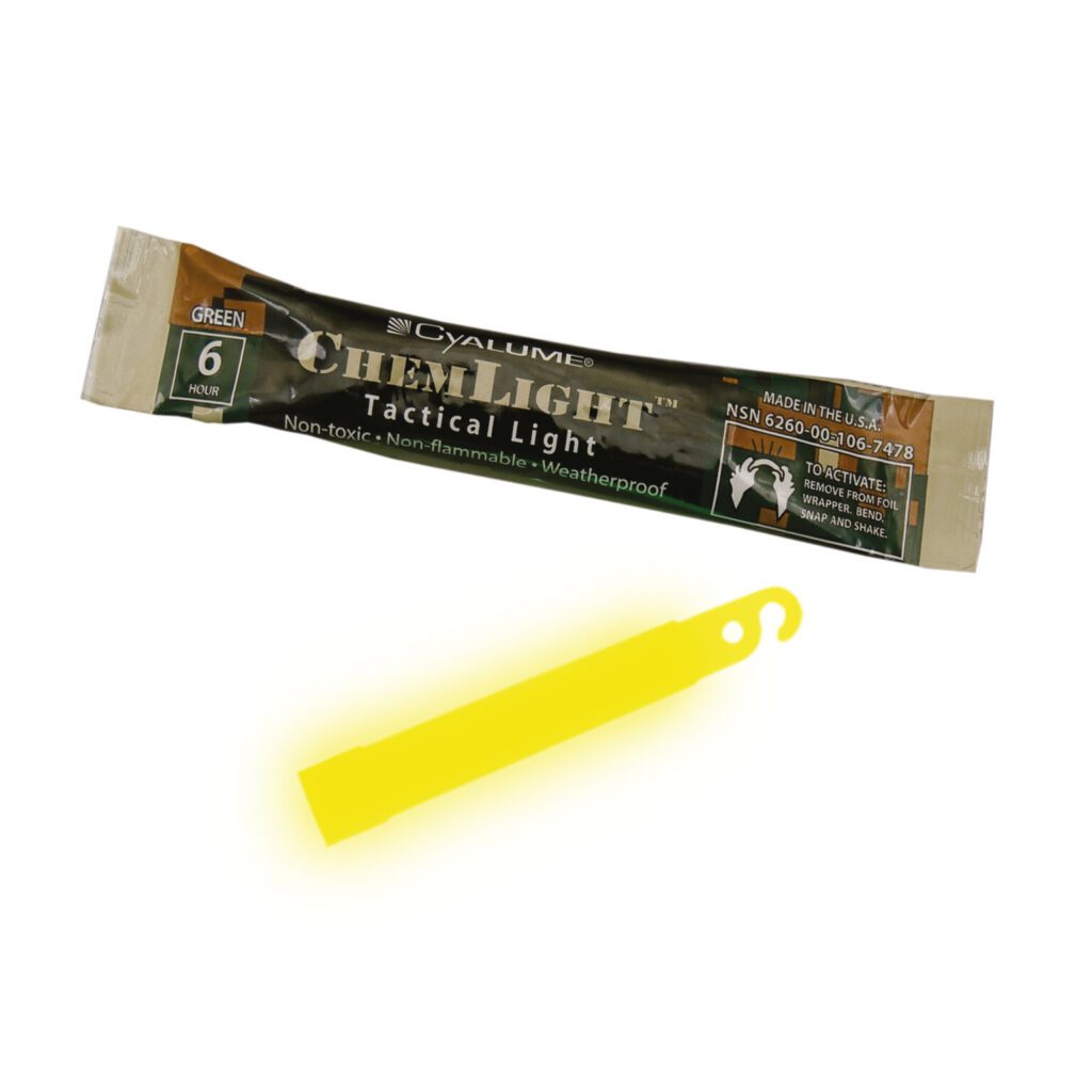 Cyalume Technologies Yellow 4 Inch Chemlights (Case of 100)