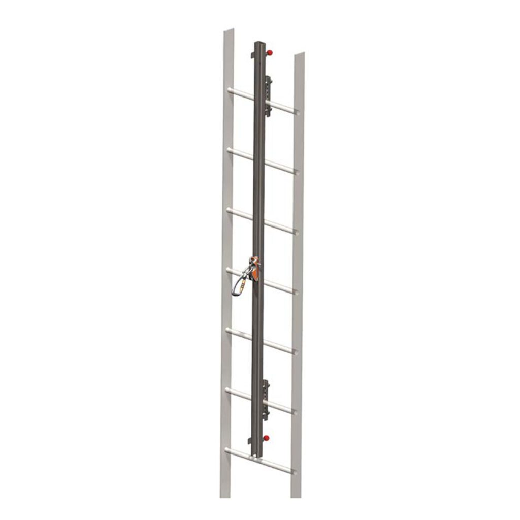 PIP Miller® GlideLoc® Vertical Height Access Ladder System Kit, Galvanized Steel, 20 Feet