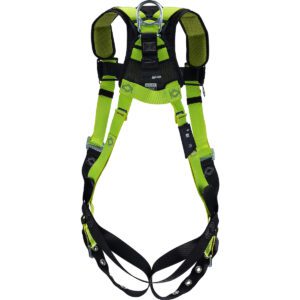 PIP Miller® H500 Industrial Comfort Full-Body Harness with 5 Points of Adjustment, Steel D-Rings, Tongue Buckles Leg and Back D-Ring