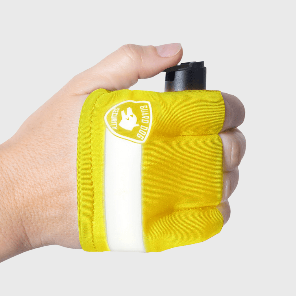 Guard Dog Security Pepper Spray w/ Reflective Hand Sleeve | Instafire Reflect