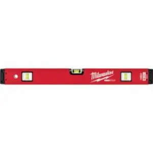 Milwaukee REDSTICK™ Box Level, Non-Magnetic, 24 in L, 3 Vials