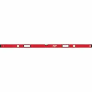 Milwaukee REDSTICK™ Box Level, Non-Magnetic, 72 in L, 3 Vials