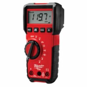 Milwaukee Digital Multimeter, 5 Function, Range, 10 AAC; 10 ADC