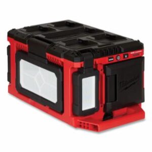 Milwaukee M18™ PACKOUT™ Light/Charger, 18 V, Integrated Battery/USB, Low 1000 lm/Medium 1500 lm/High 3000 lm