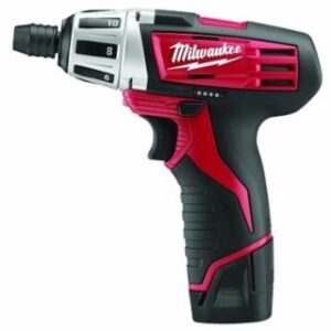 Milwaukee M12™ 1/4 IN Hex Cordless Screwdriver Kit, 0 RPM to 500 RPM, Includes 2-M12™ REDLITHIUM™ CP1.5 Ah Batteries