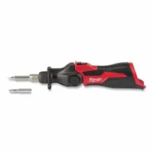 Milwaukee M12™ Soldering Iron, 90 W, 750° F, Incl Tool Only/Chisel and Pointed Tips