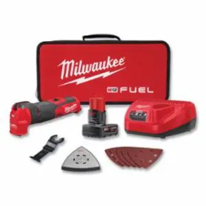 Milwaukee M12 FUEL™ Oscillating Multi-Tool Kit, with 4.0 Ah Battery, Charger, Accessories and Tool Bag