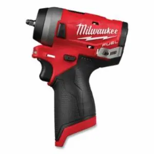 Milwaukee M12 FUEL™ Stubby Impact Wrench, 1/4 in, 12 V, 3200 RPM, Tool Only