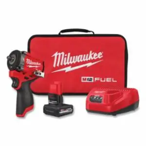Milwaukee M12 FUEL™ Stubby Impact Wrench Kit