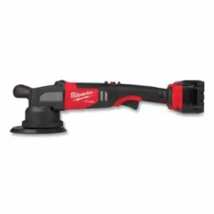 Milwaukee M18 FUEL™ Random Orbital Cordless Polisher, 21 mm, 6 in Backing Plate, 2400 to 4500 RPM, Incl Bag/Batteries/Charger