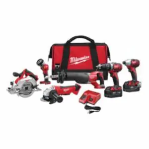 Milwaukee M18™ Lithium-Ion 6-Tool Cordless Combo Kit, 18V