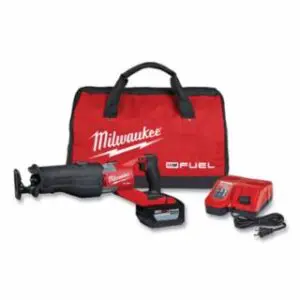 Milwaukee M18 FUEL™ SUPER SAWZALL® Reciprocating Saw Kit, 18 V, M18 Battery, 1-1/4 in Stroke Length