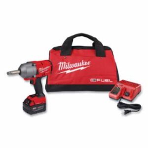 Milwaukee® Tool Extended Anvil Controlled Torque Impact Wrench with ONE-KEY™ Kit, 1/2 in Anvil, 5 Pc