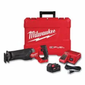 Milwaukee M18 FUEL™ Sawzall® Cordless Reciprocating Saw Kit, 18 V, M18 Battery, 1-1/4 in Stroke Length