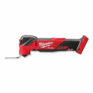 Milwaukee M18 FUEL™ Oscillating Multi Tool, with HCS Wood Blade, 3-1/2 in Triangle Sandpaper 60/80/120/240 Grit, Bare Tool