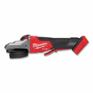 Milwaukee M18 FUEL™ 5 in Flathead Braking Grinder, 8500 rpm, Paddle Switch No-Lock