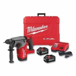Milwaukee M18 FUEL™ SDS Plus Cordless Rotary Hammer, 1 in, 1330 RPM, Kit, Includes Batteries/Charger