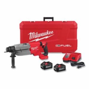 Milwaukee M18 FUELâ„¢ SDS Plus Cordless Rotary Hammer Kit w/ ONE-KEYâ„¢, 2 Batteries, Charger, & Grease Tube