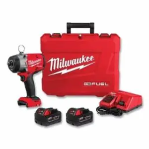 Milwaukee M18 FUEL™ High Torque 1/2 in Impact Wrench w/Pin Detent, 18 V, 2000 RPM, Includes Battery/Charger/Case