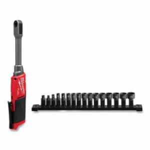 Milwaukee M12 FUEL™ INSIDER™ Extended Reach Box Ratchet w/ Sockets & Adapters