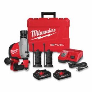 Milwaukee M18 FUELâ„¢ Overhead Rotary Hammer Kit w/ Battery, Charger, Dust Shroud, Grease Tube, & Case