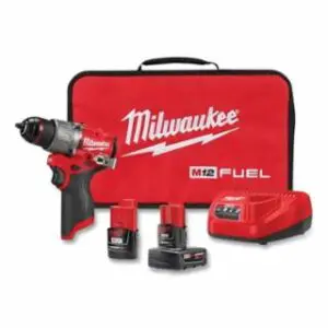 Milwaukee M12 FUEL™ 1/2 in Hammer Drill/Driver Kit, 2 Battery Packs included