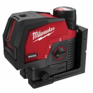 Milwaukee Laser, 6.8 in, Cross Line and Plumb Points Laser, 125 ft Working Range, 6.8 in L, Cross Line and Plumb Points Laser, 125 ft Working Range
