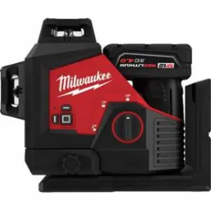 Milwaukee Laser, 7.8 in, 3-Plane Laser, 125 ft Working Range, 7.8 in L, 3-Plane Laser, 125 ft Working Range