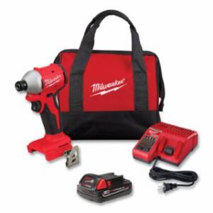 Milwaukee M18â„¢ 1/4 in Hex Brushless Impact Driver Kit w/ Battery & Charger