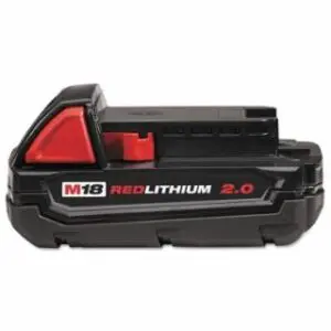 Milwaukee M18™ REDLITHIUM™ 2.0 Compact Battery, 18 V DC, Lithium-Ion