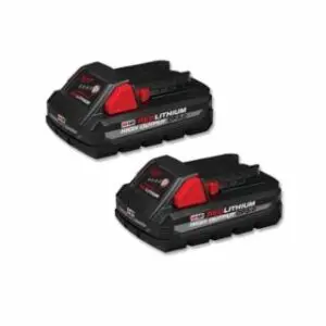 Milwaukee M18™ REDLITHIUM™ HIGH OUTPUT™ Battery Packs, 18 V, CP3.0, 2-Pack