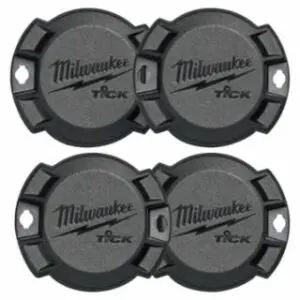 Milwaukee TICK™ Tool and Equipment Tracker, 3 V, 100 ft. Range, 4 per Pk
