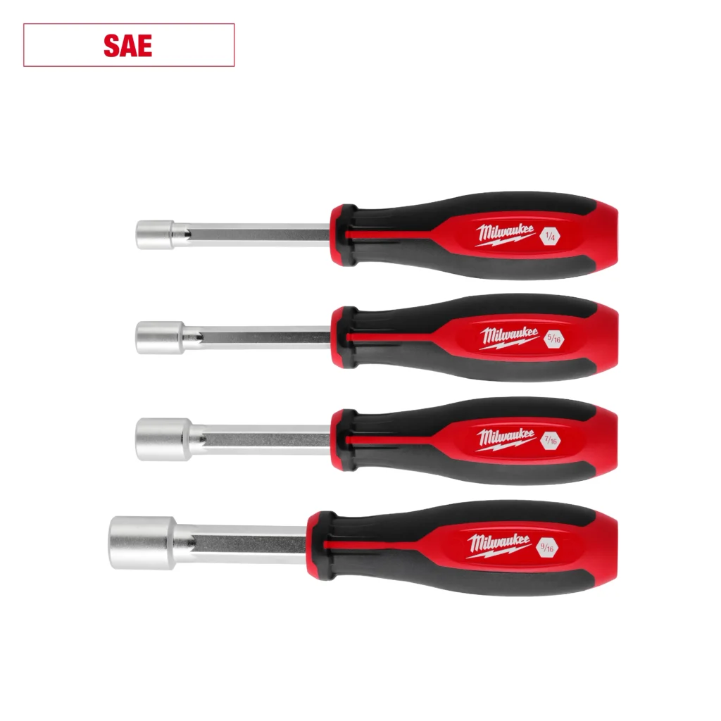 Milwaukee 4PC. SAE Hollowcore Nut Driver Set