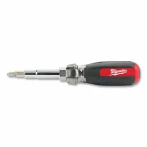 Milwaukee Multi-Bit Screwdriver with ECX®, 13-in-1, 8 Bits/4 Nut Drivers, Black/Red