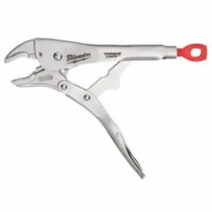 Milwaukee TORQUE LOCK™ Locking Pliers, 10 in L, 2-1/8 in Opening, Straight Jaw, Silver/Red