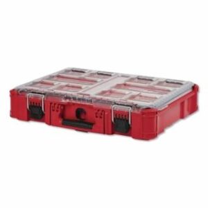 Milwaukee PACKOUT Organizers, 15 in x 4.61 in x 4.61 in, Polymer, Black/Red