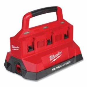 Milwaukee M18™ PACKOUT™ Rapid Charger, Six Bay, USB Port