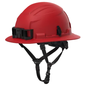 Milwaukee RED BRIM SAFETY HELMET- TYPE 2, CLASS E