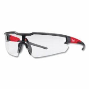 Milwaukee Safety Glasses, Clear, Fog-Free Lenses, Polybag