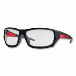 Milwaukee High Performance Safety Glasses, Clear Fog-Free Anti-Scratch Lenses, Blister Pack