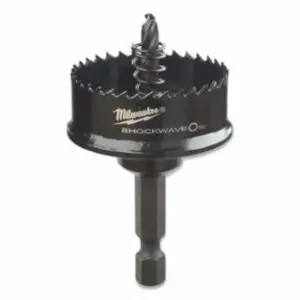 Milwaukee SHOCKWAVE™ Impact Hole Saw, 1-3/8 in Cutting Diameter, 1/8 in Cutting Depth, 2-1/2 in L