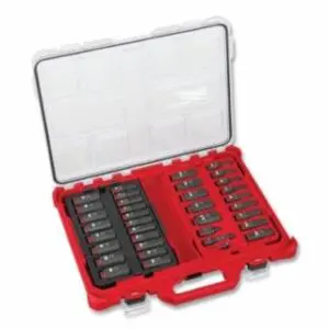 Milwaukee SHOCKWAVE Impact Duty™ PACKOUT™ Socket Set, 3/8 in Drive, 36 Pc, SAE/MM