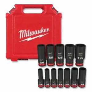 Milwaukee Shockwave™ Impact Duty™ Deep 6 Point Socket Set