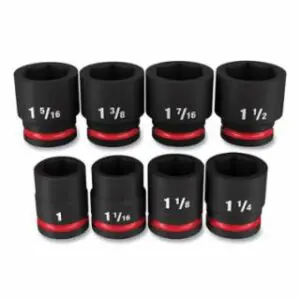 Milwaukee Shockwave™ Impact Duty™ 6-Point Socket Set, 3/4 in, SAE STD, 8-Pc