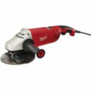 Milwaukee 7 in /9 in Large Corded Angle Grinder, 7 in/9 in Wheel dia, 15 A, 6,000 RPM, Non Lock-On Trigger Switch