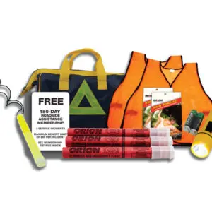 Orion Personal Roadside Emergency Visibility Kit, 14 Pieces