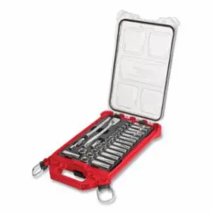 Milwaukee 32 Piece  Ratchet and Socket Set with PACKOUT™ Low-Profile Organizer